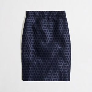 J Crew Navy Pencil Skirt
